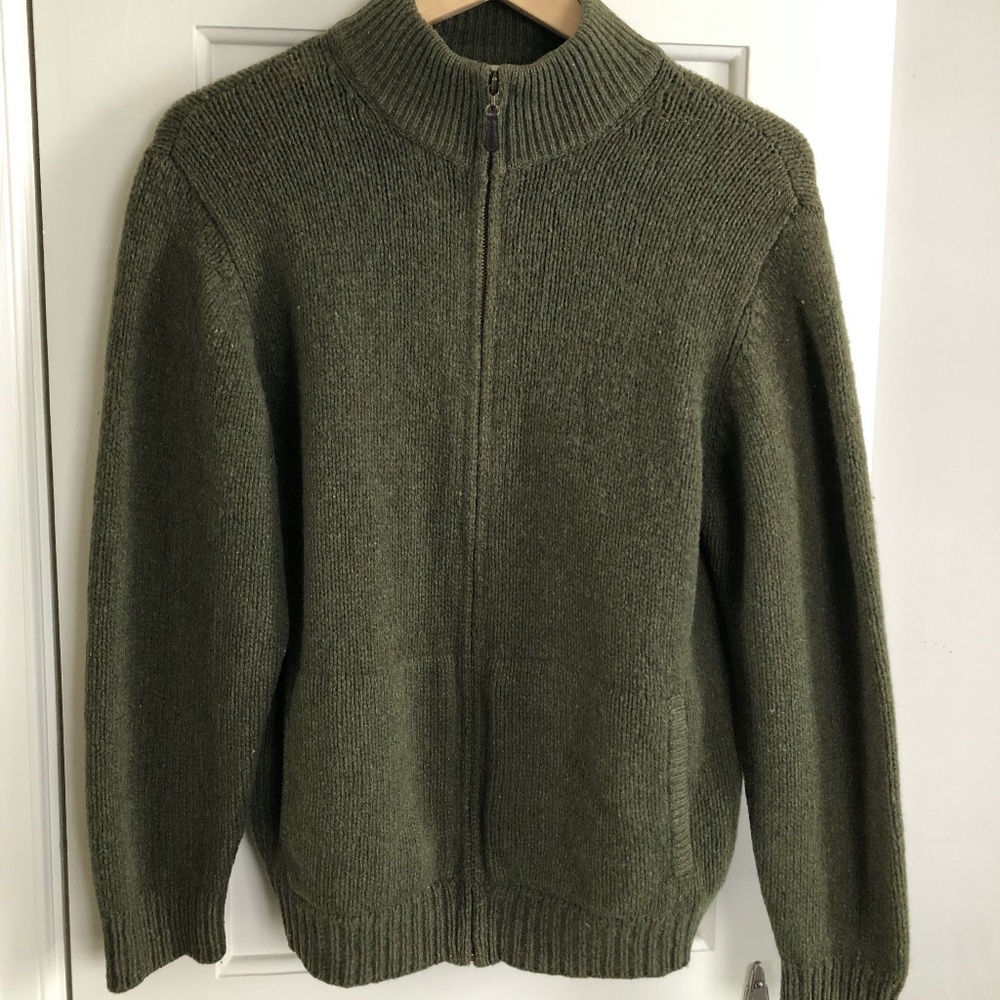 Vintage Lambswool Zip Up | Unisex | LL Bean